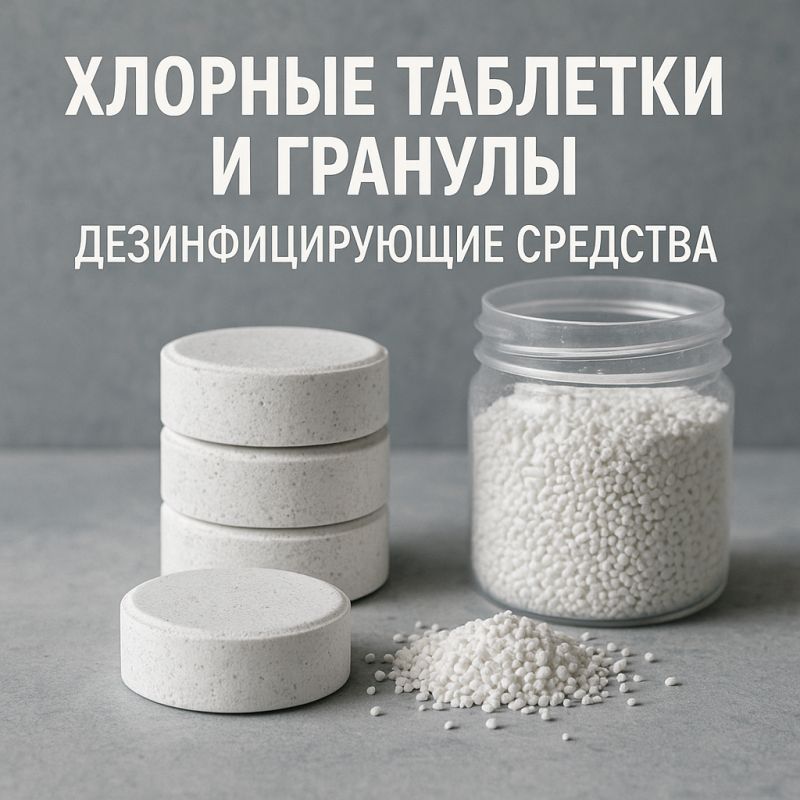 Хлорные таблетки и гранулы: универсальные дезинфицирующие средства современности