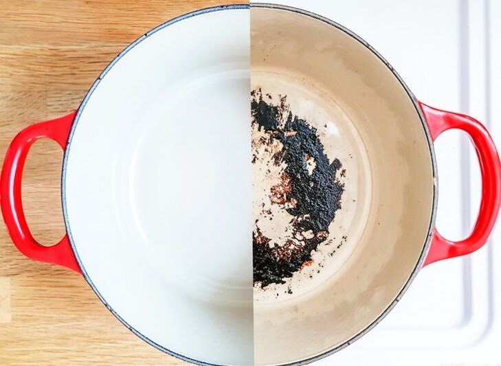 Как быстро восстановить пригоревшие эмалированные кастрюли: простые методы