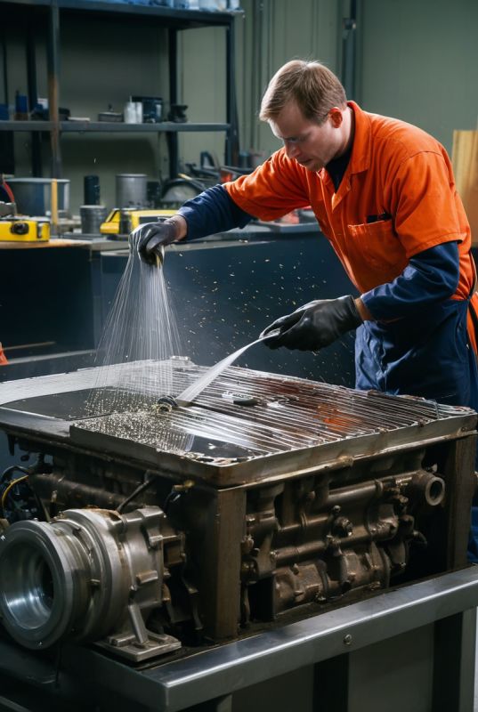 Как выбрать и применить промышленный обезжириватель для удаления технических масел