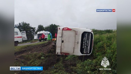В Кигинском районе Башкортостана в результате ДТП пострадали восемь человек
