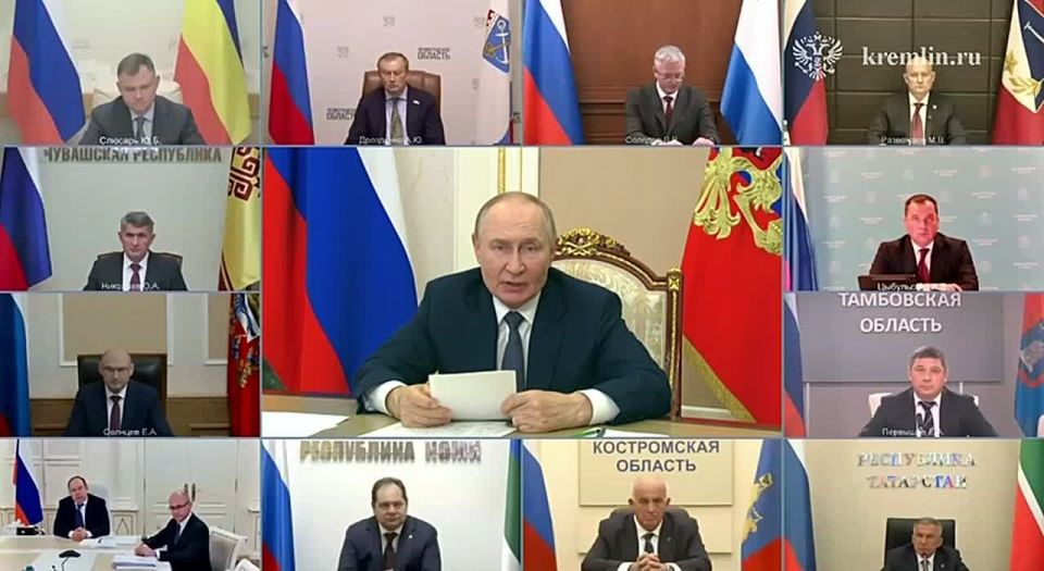 Владимир Путин призвал глав регионов привлекать в свои управленческие команды ветеранов СВО