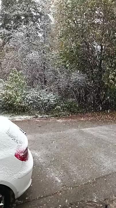 Зима пришла на Урал 28 сентября