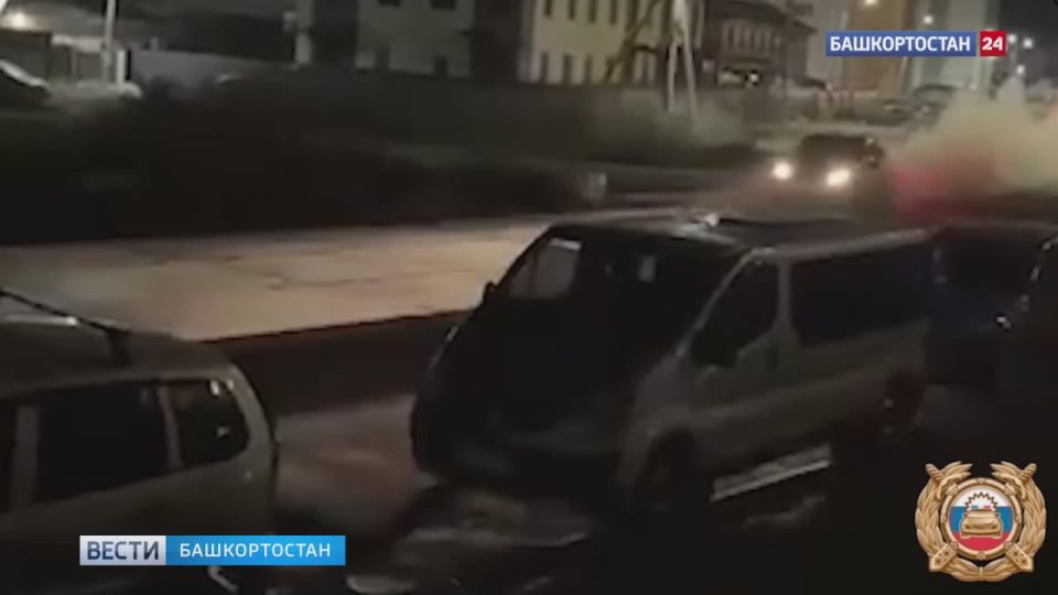 В Башкортостане пьяный водитель «Гранты» повредил четыре авто, пытаясь скрыться от инспекторов ДПС