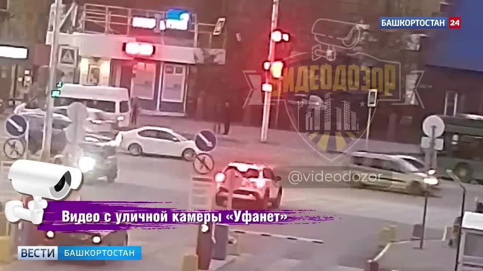 В Уфе юный зацепер прокатиться, прицепившись к троллейбусу