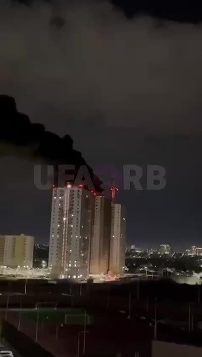 Видео с места пожара. Ufa_rb