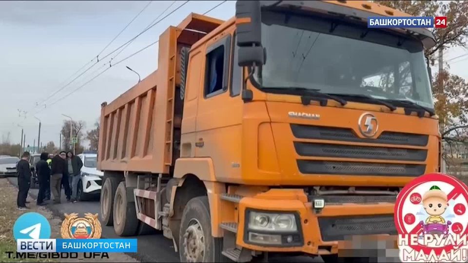 В Уфе ГИБДД задержала 17-летнего водителя грузовика Shacman без прав