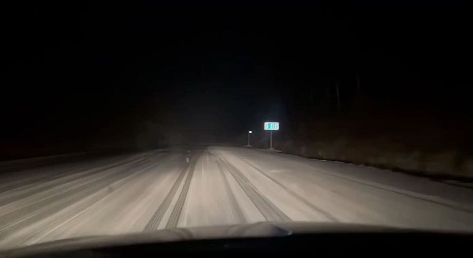 Из-за непогоды ограничено движение на участке дороги Уфа — Инзер — Белорецк