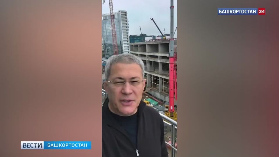 Глава Башкортостана посетил стройплощадку будущего Межвузовского кампуса в Уфе