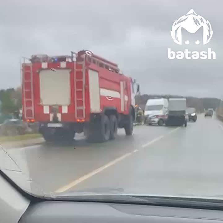 Машина Росгвардии лоб в лоб столкнулась с легковушкой в Иглино