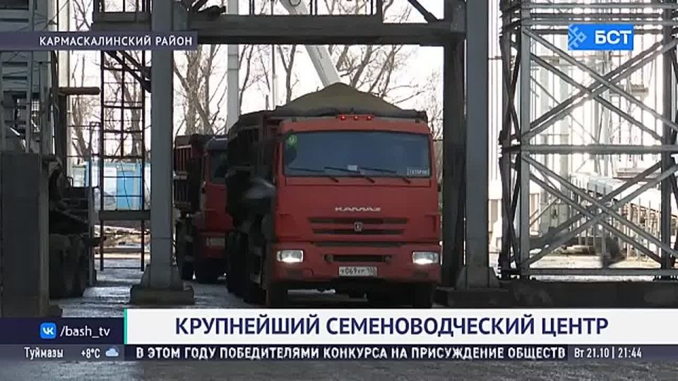 В Башкирии строится современный элеватор на 120 тысяч тонн семян