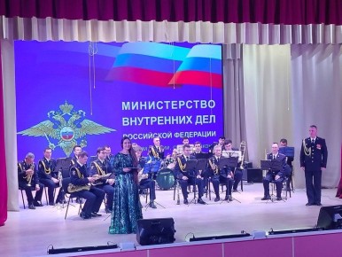 В Калтасинском районе состоялся концерт духового оркестра МВД по Республике Башкортостан в рамках акции «Дни правопорядка»