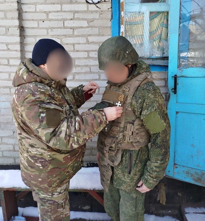 Бойца из Башкирии наградили орденом Святого Георгия