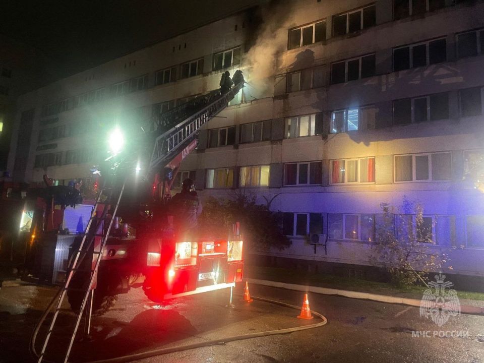 Пожар в пансионате РКБ им. Г.Г. Куватова ликвидирован