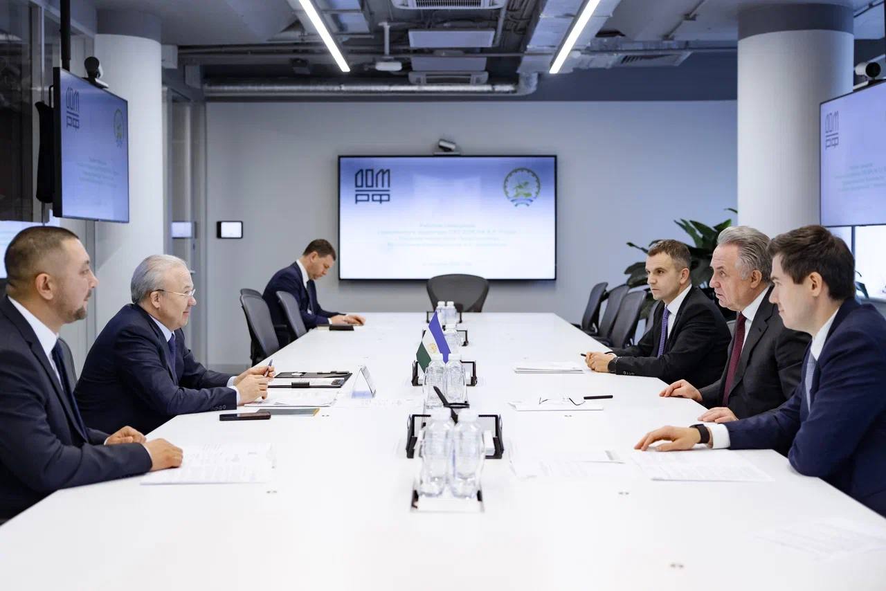 Андрей Назаров рассказал о встрече с Виталием Мутко, где стороны обсудили партнерство «ДОМ.РФ» — строительство инфраструктуры водоснабжения и водоотведения в «Забелье» и «Зауфимье»