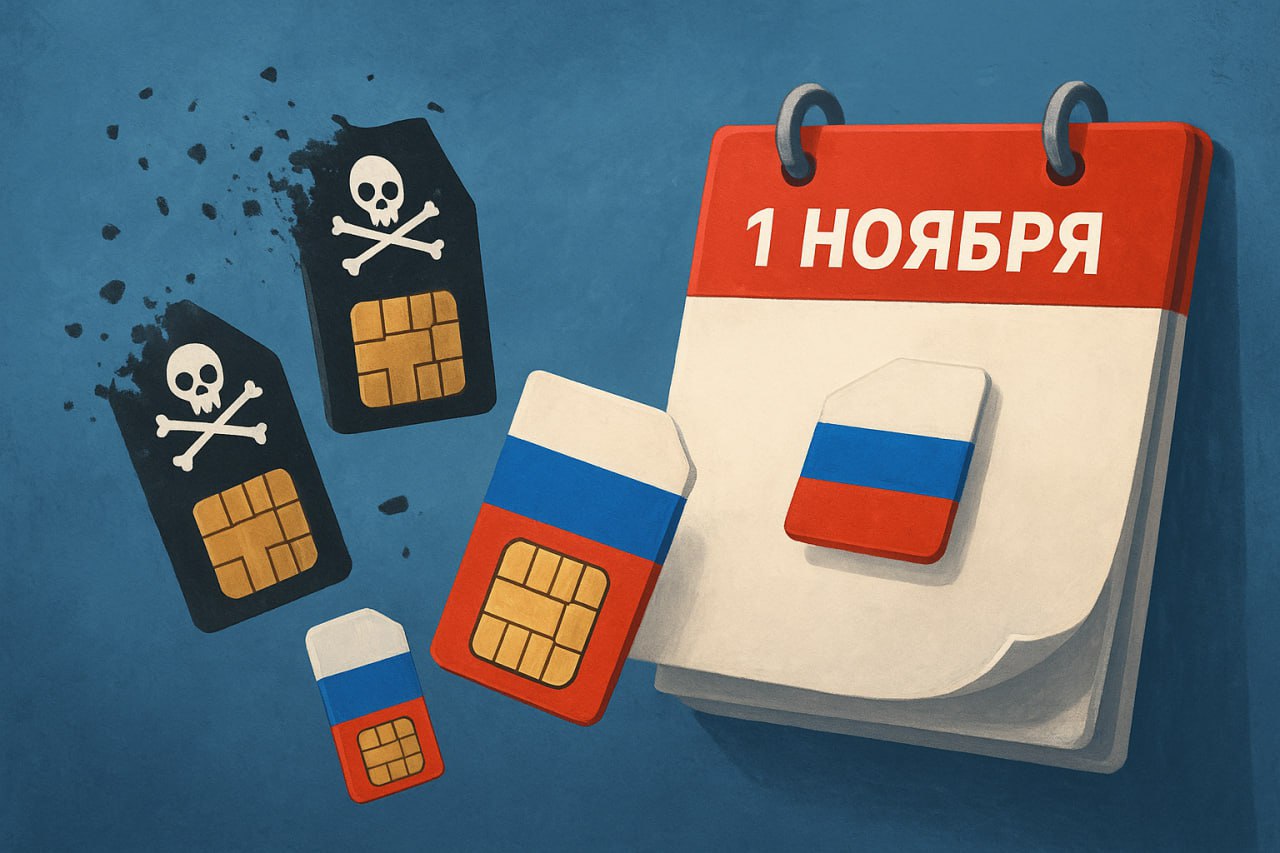 С 1 ноября 2025 года операторы связи будут обязаны временно приостанавливать обслуживание абонентов, если на одного зарегистрировано более 20 симкарт или отсутствует подтверждение личности