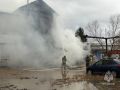 Пожар в автосервисе ликвидирован