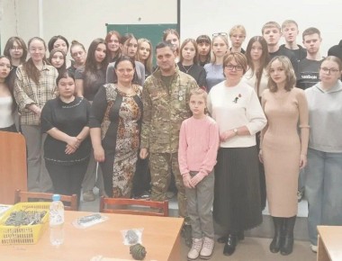 Боец с позывным «Уфа» встретился со студентами УГНТУ