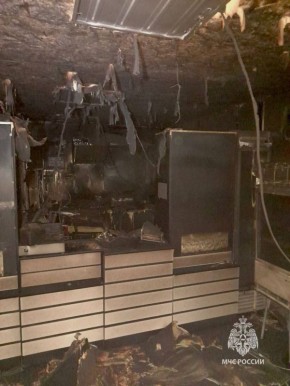 Пожар в Уфимском районе. В МЧС Башкортостана поступило сообщение о возгорании в магазине доставки еды» в селе Михайловка