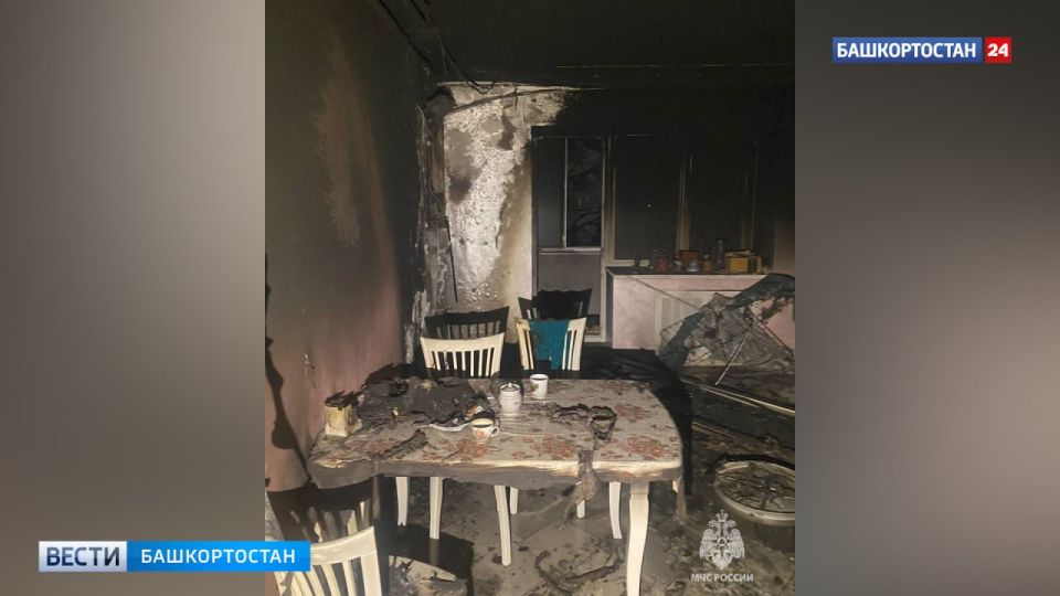 В Уфе на Энгельса эвакуировали жильцов горящего дома