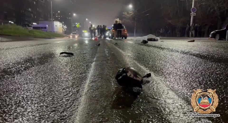 Сбили сразу две машины. Накануне вечером на улице Степана Кувыкина в Уфе произошла авария