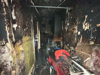 В двух крупных пожарах спасли 9 человек