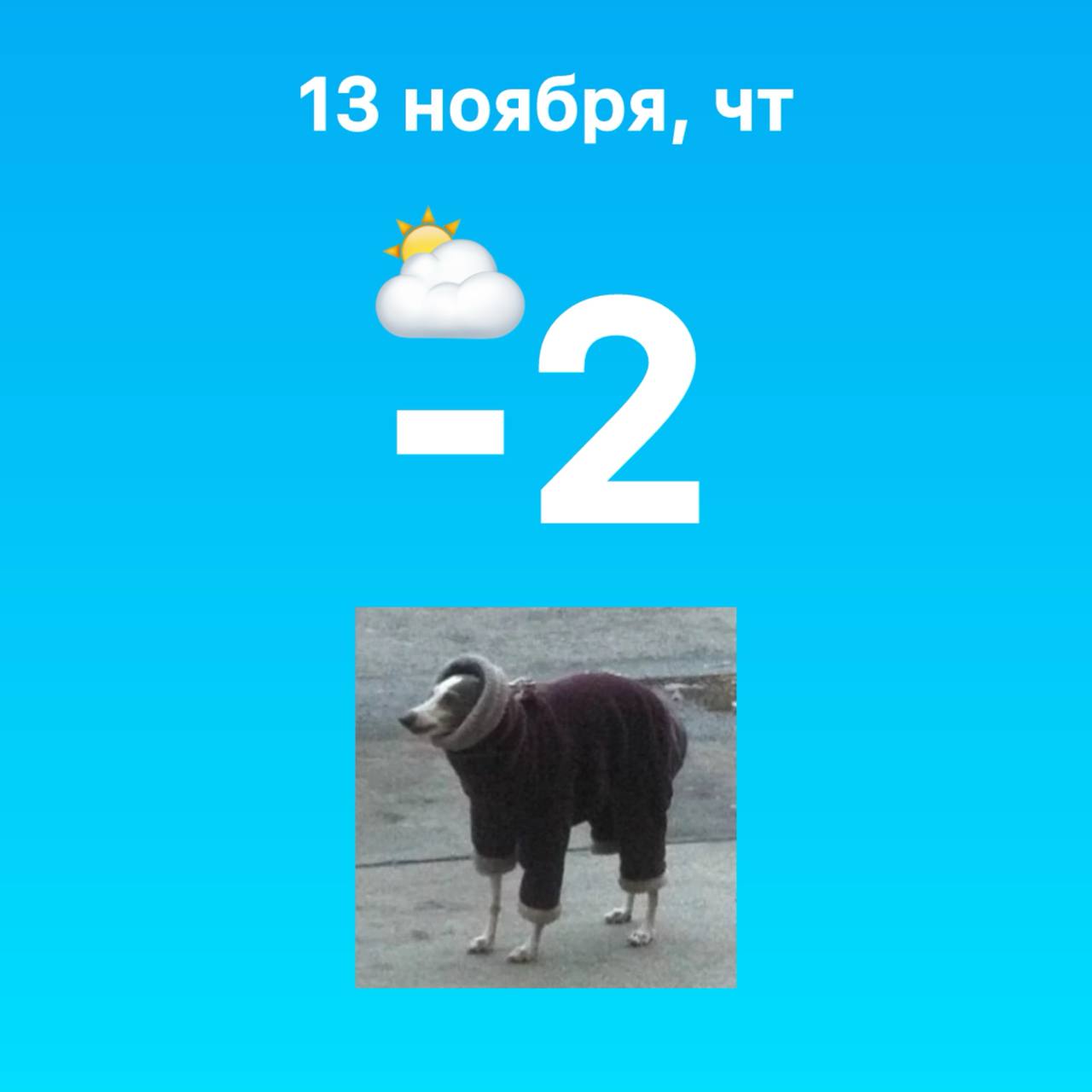 Без шапки и подштанников на улицу уже нельзя