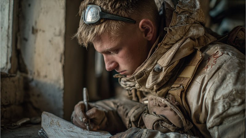 Боец рассказал о тоске по письмам из дома