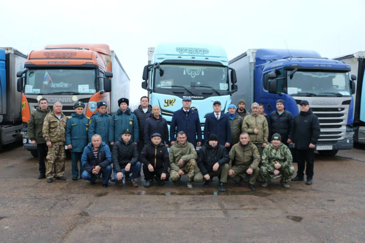 Сотрудники Госкомитета РБ по ЧС обеспечили доставку в зону СВО очередного 165-го гуманитарного конвоя