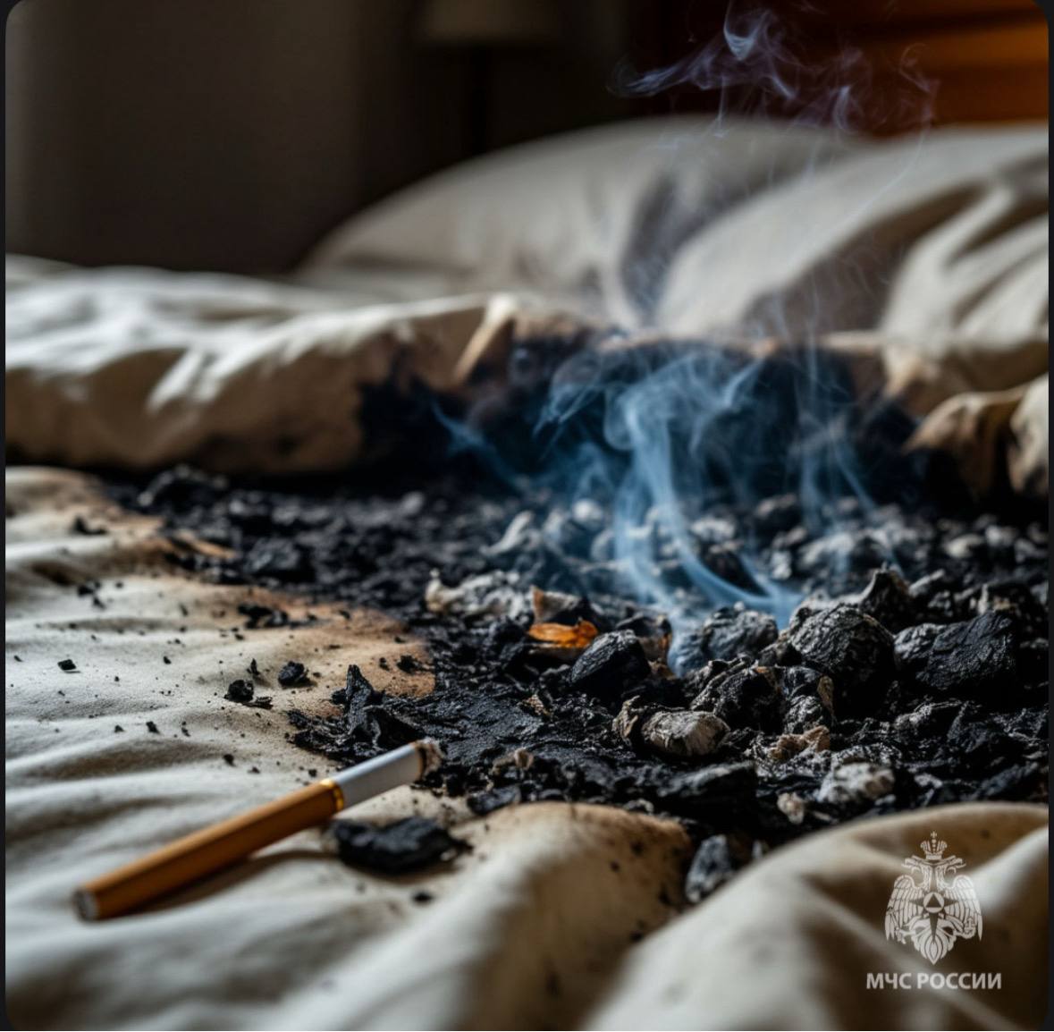 Из-за неосторожного обращения с огнем происходит большое количество пожаров