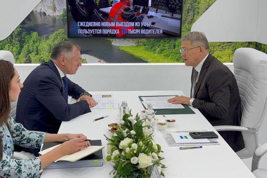 Радий Хабиров встретился с заместителем Председателя Правительства России Маратом Хуснуллиным для обсуждения ряда важных для Башкортостана проектов