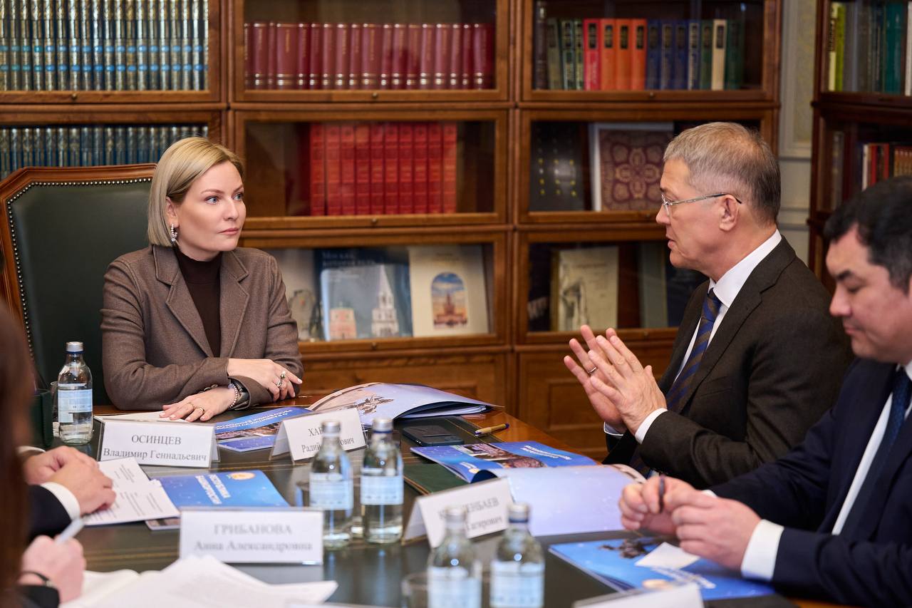 Ольга Любимова: Встретилась с Главой Республики Башкортостан Радием Хабировым Ольга Любимова: Встретилась с Главой Республики Башкортостан Радием Хабировым