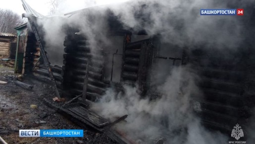 При тушении пожара в Буздякском районе Башкирии обнаружено тело 60-летнего мужчины