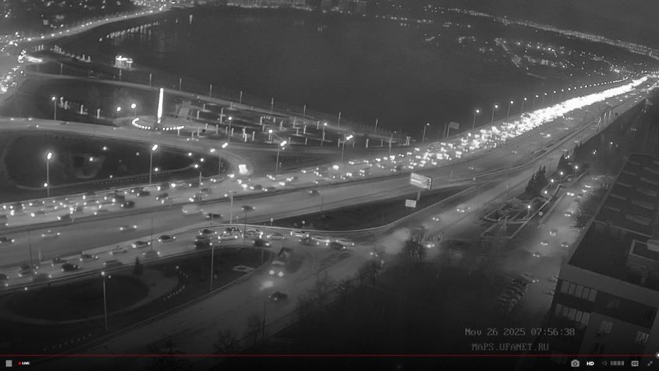 Дорожно-транспортная обстановка в Уфе на 08:00 часов 26 ноября