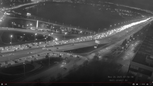 Дорожно-транспортная обстановка в Уфе на 08:00 часов 26 ноября