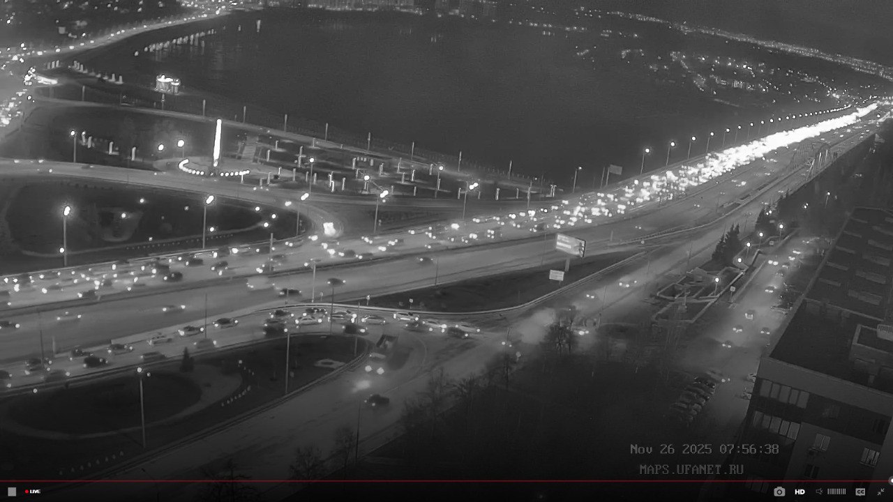 Дорожно-транспортная обстановка в Уфе на 08:00 часов 26 ноября