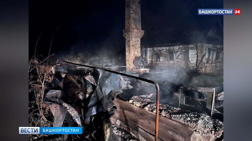 В Куюргазинском районе Башкортостана в страшном пожаре погиб 51-летний мужчина