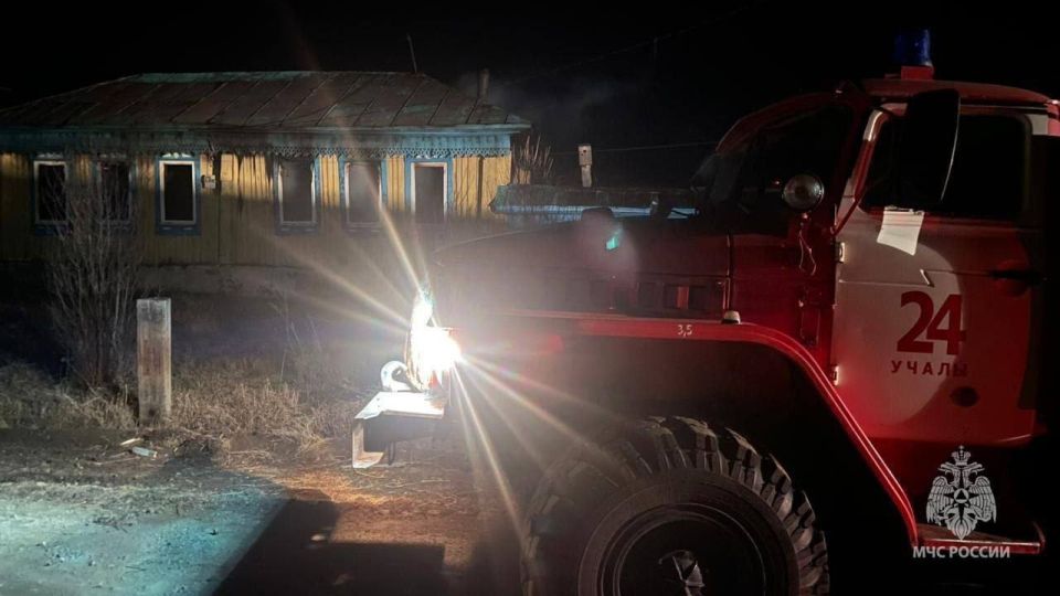 Пожар в Учалинском районе унес жизнь мужчины