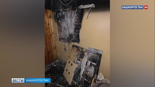 Двое детей пострадали при пожаре на улице Менделеева в Уфе