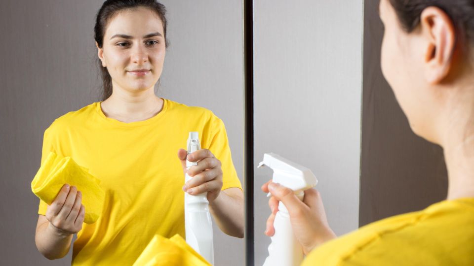 Не только газетой: попробуйте это средство и навсегда забудете о разводах на зеркале