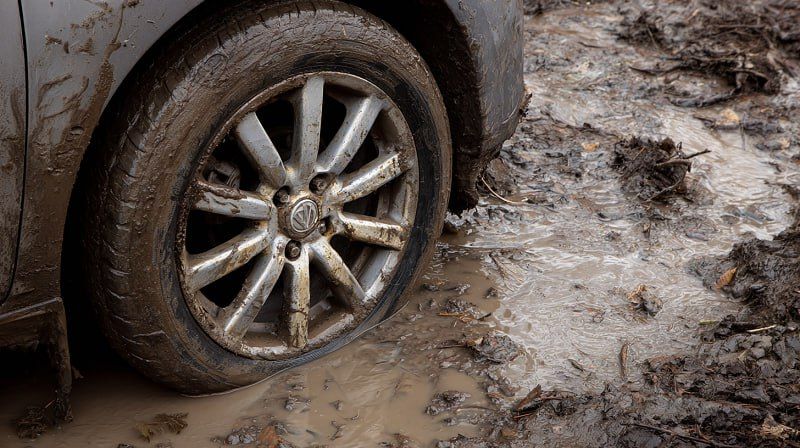 Вывезли с глуши. Сегодня ночью в Туймазинском районе на дороге между населенными пунктами Булат и Туктагулово застряла семья с детьми
