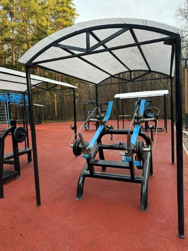 В парке Лесоводов в Уфе открылась новая спортивная площадка