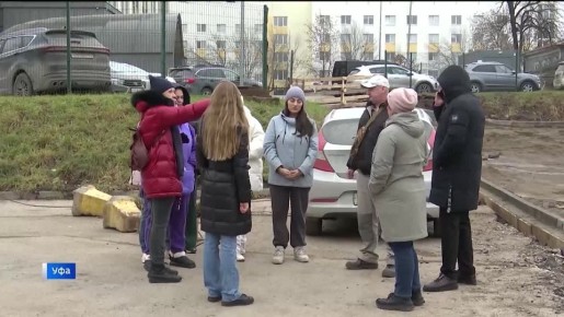 Уфимцы возмущены строительством VIP-парковки во дворе на пересечении улиц Карла Маркса и Заки Валиди