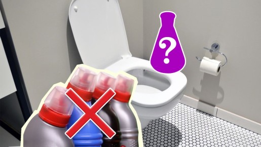 Распылите этот раствор и смойте: ржавый след с чаши унитаза исчезнет вмиг