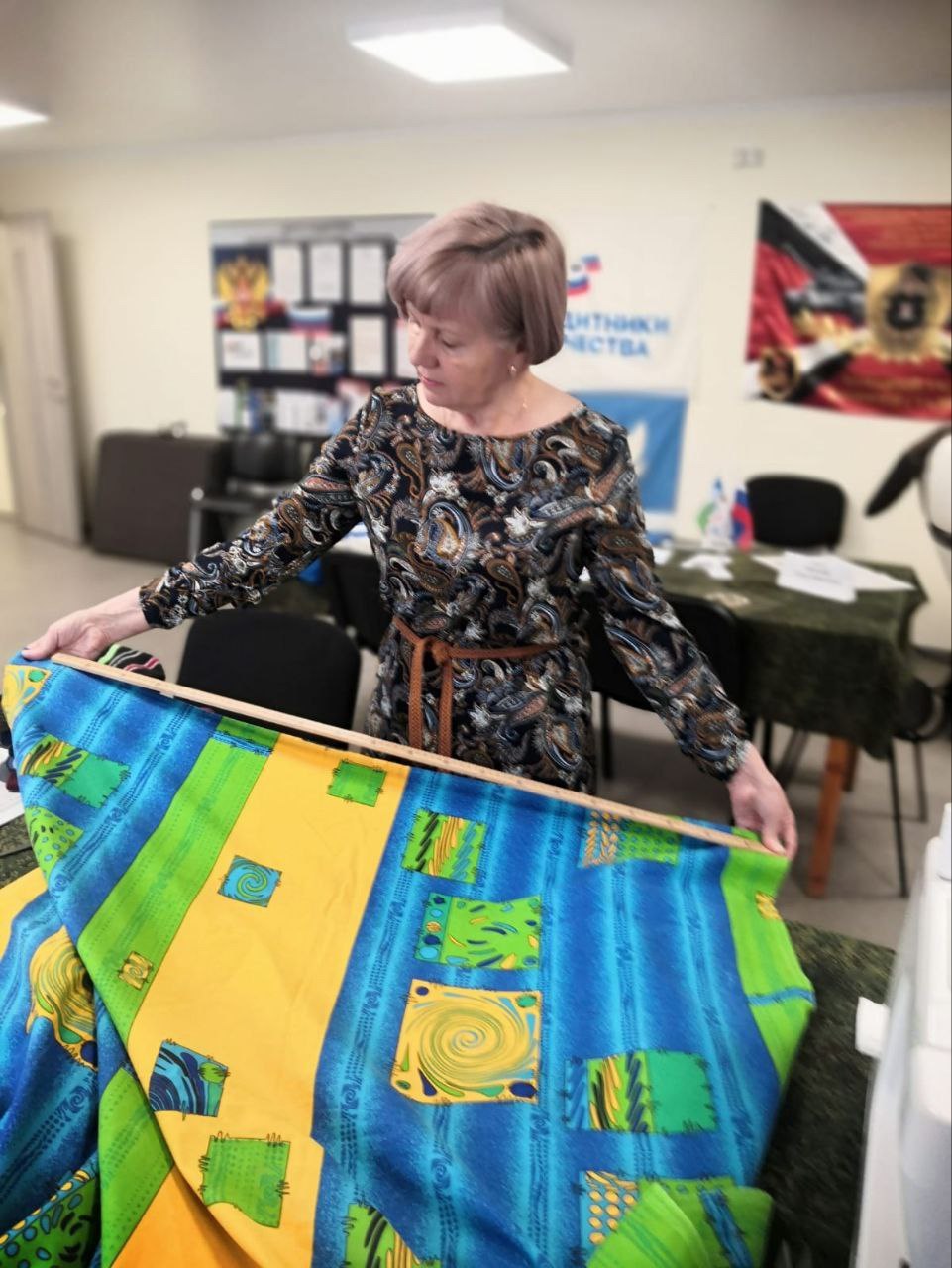 Центр поддержки СВО и членов их семей приглашает волонтеров для пошива шевронов, нательного и нижнего белья для бойцов на передовой, а также постельных принадлежностей для госпиталей Центр поддержки СВО и членов их семей приглашает волонтеров для пошива шевронов, нательного и нижнего белья для бойцов на передовой, а также постельных принадлежностей для госпиталей