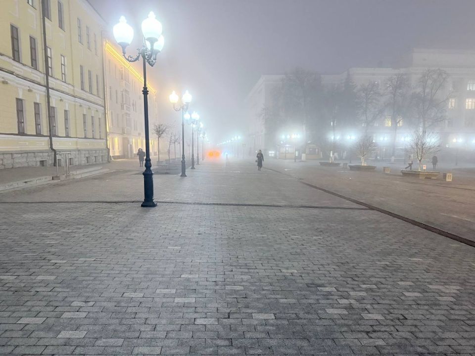 Утро выдалось туманным. Делитесь кадрами в комментариях