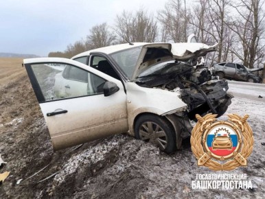 В Туймазинском районе зафиксировали ДТП