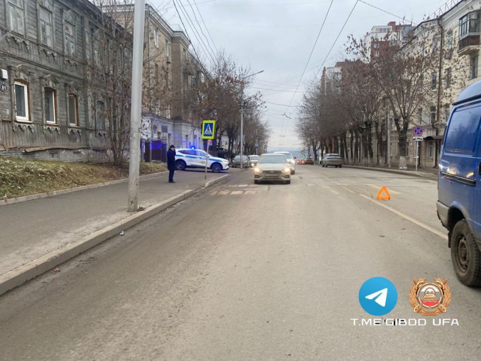 В Уфе зафиксировали две аварии