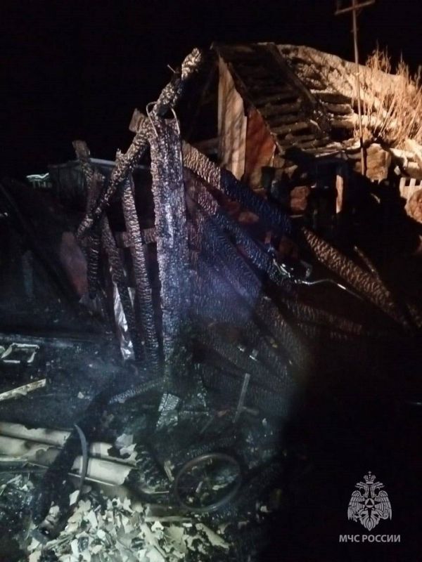 В Мечетлинском районе в сгоревшем сарае нашли тело 26-летнего парня