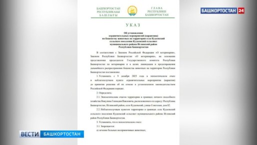 Случай бешенства выявили в башкирском селе Кудеевский