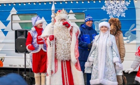 В Уфу прибывает поезд Деда Мороза